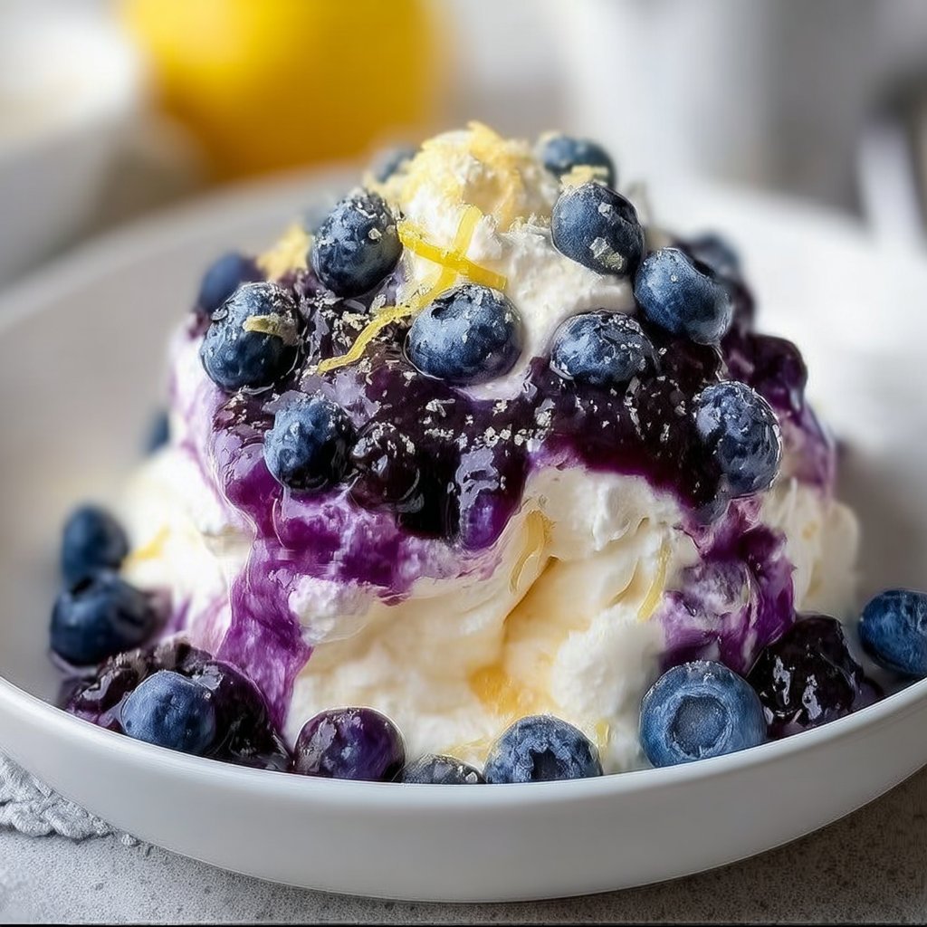 Lemon Blueberry Fluff
