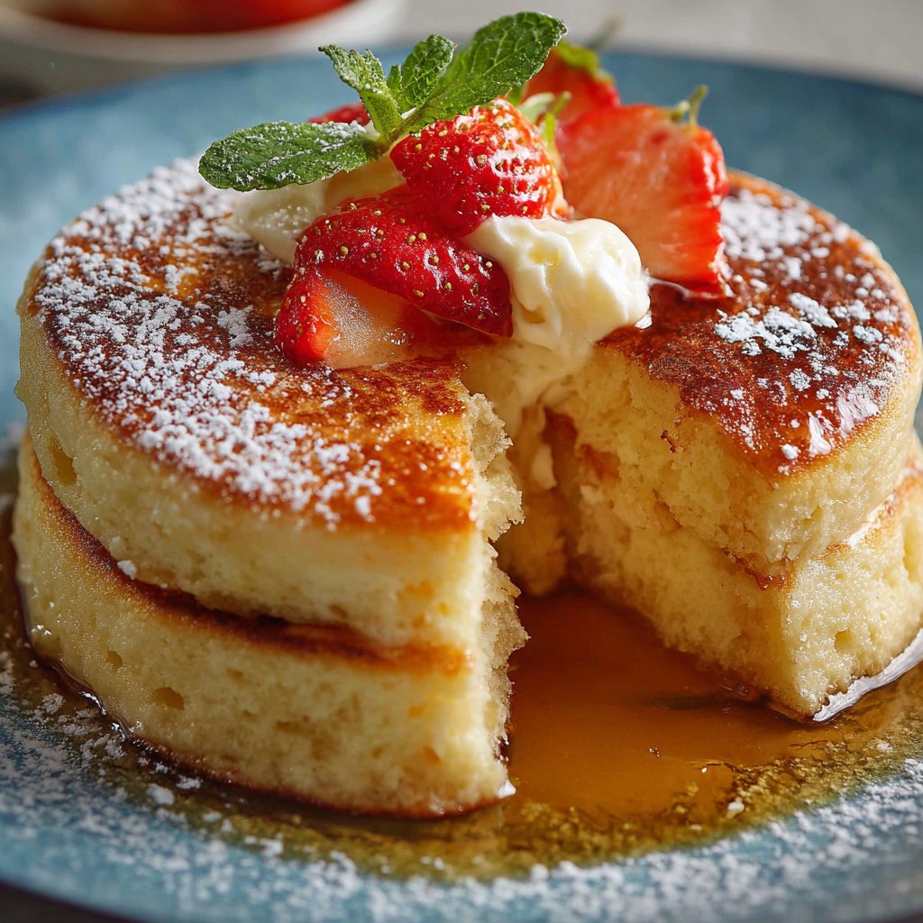 Vegan Japanese Souffle Pancakes