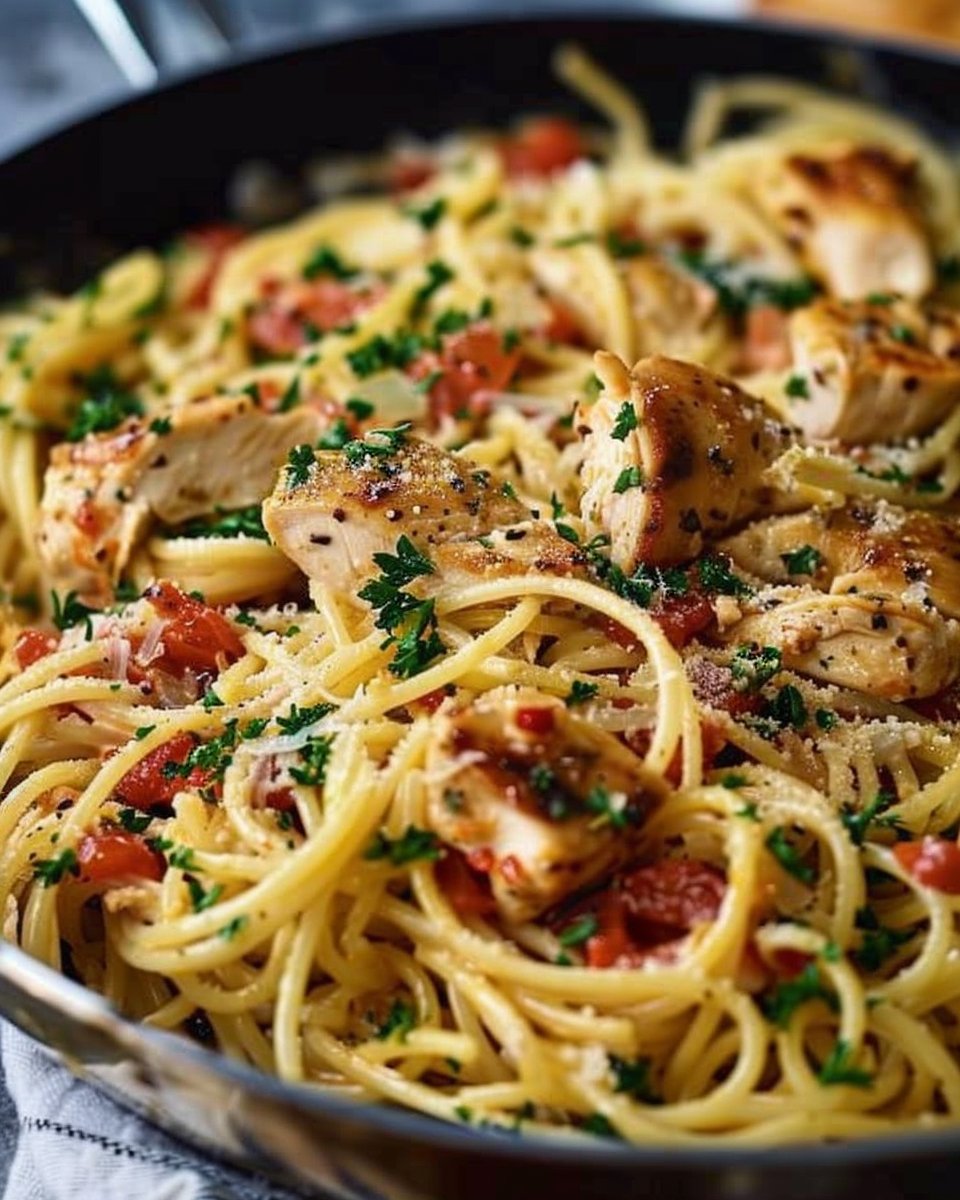 Monterey Chicken Spaghetti
