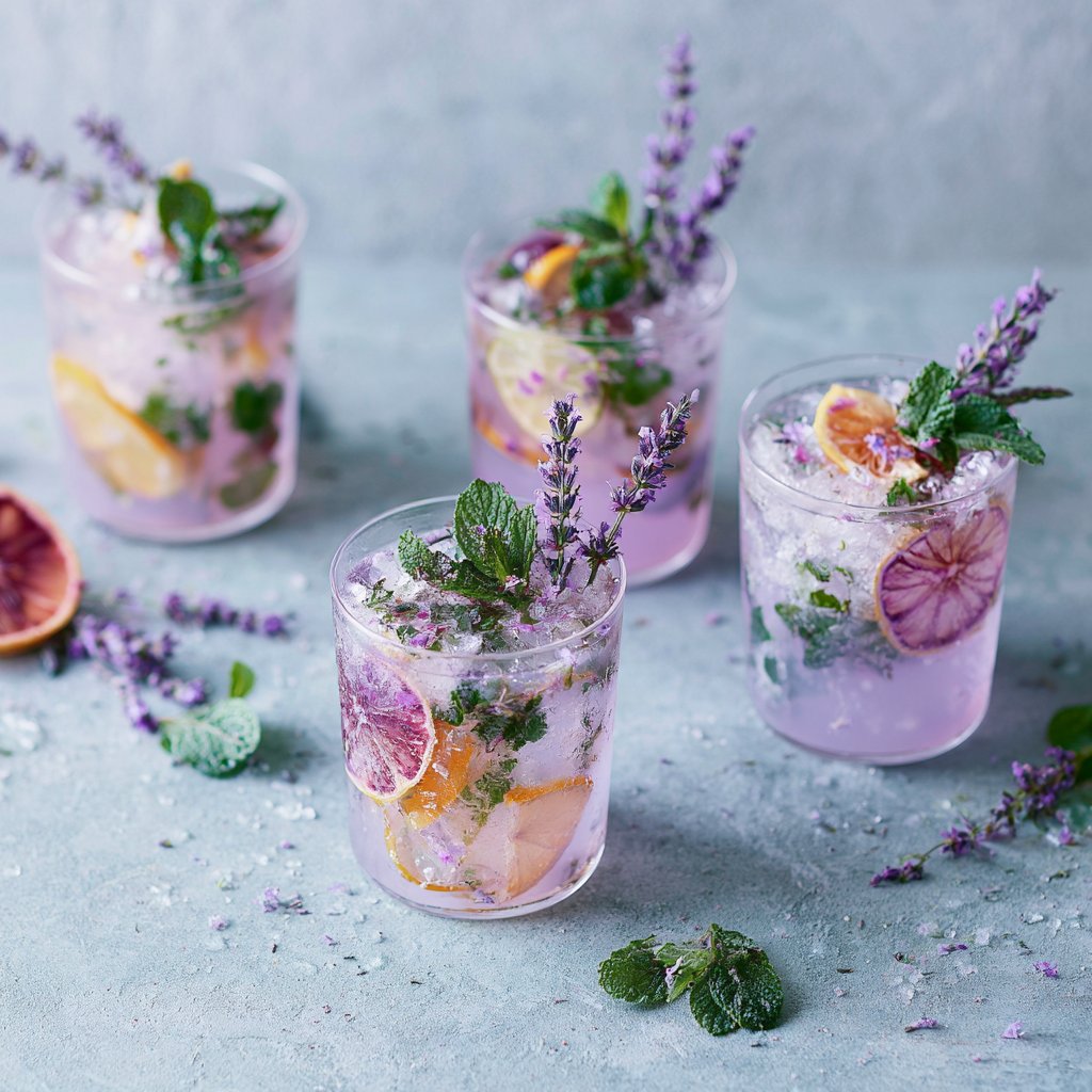 Lavender Mojito Mocktail