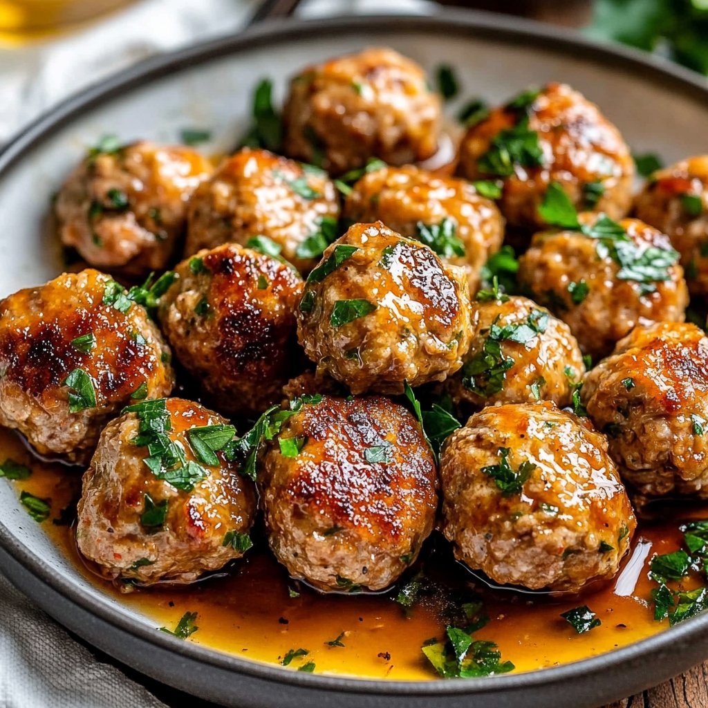 Healthy Ground Turkey Meatballs
