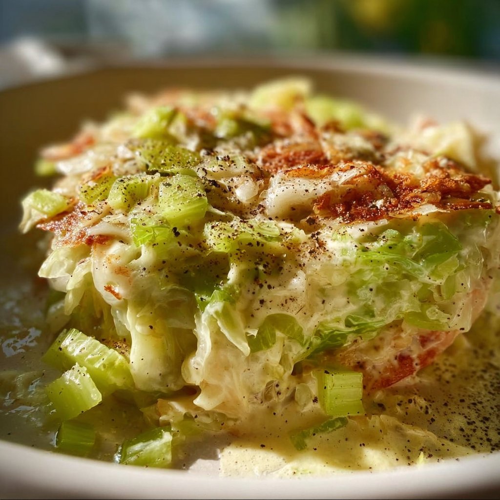 Apple Sauerkraut with Celery and Black Pepper