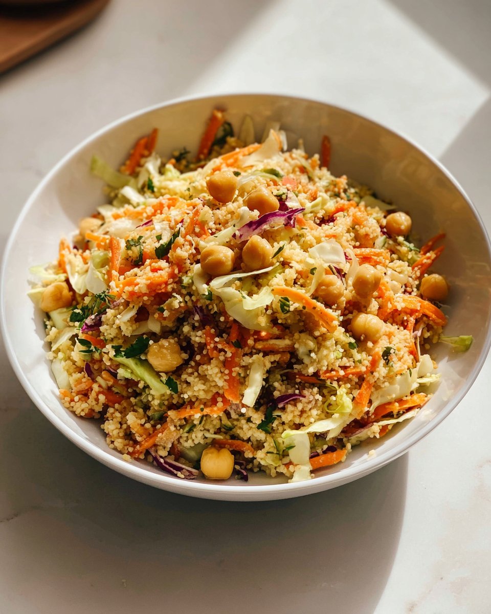 Couscous Chickpeas Salad