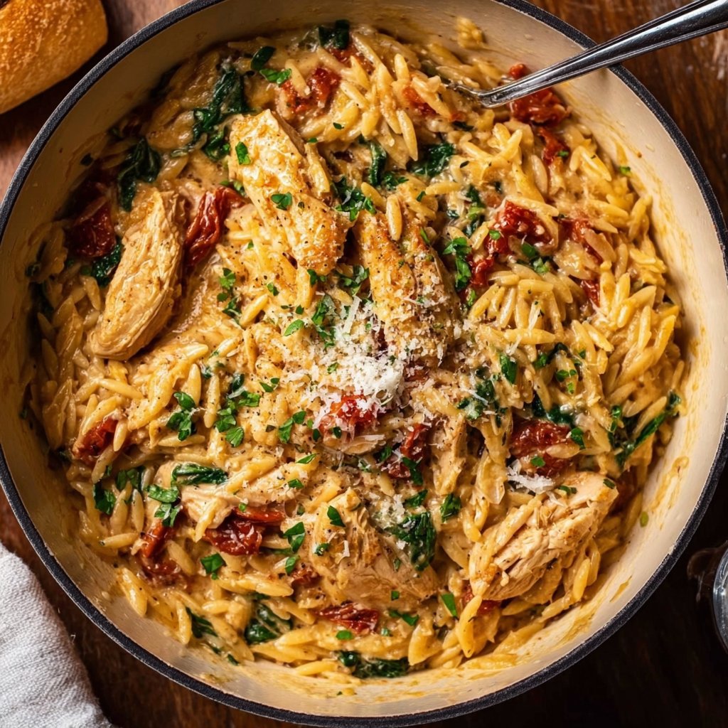 Marry Me Chicken Orzo {One Pot} Recipe