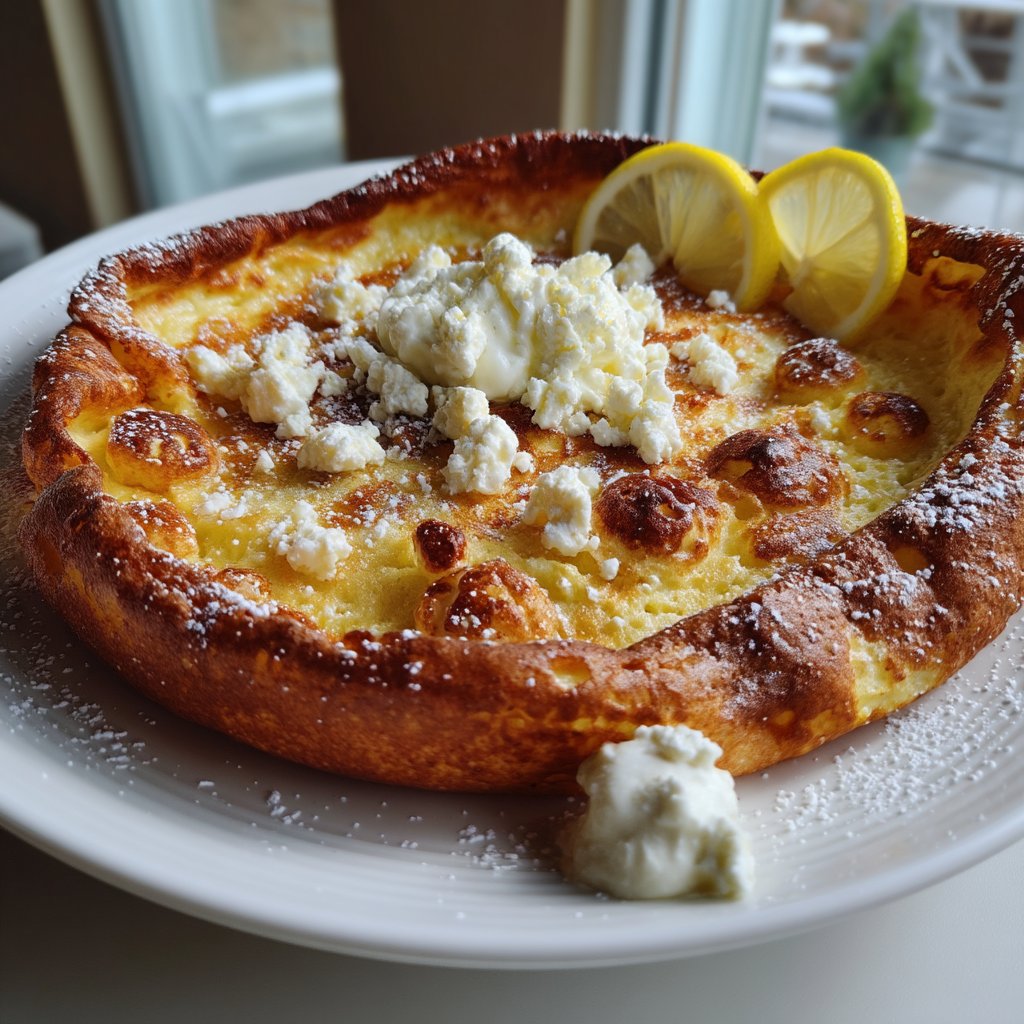 Lemon Ricotta Dutch Baby Pancake 4 Lemon Ricotta Dutch Baby Pancake