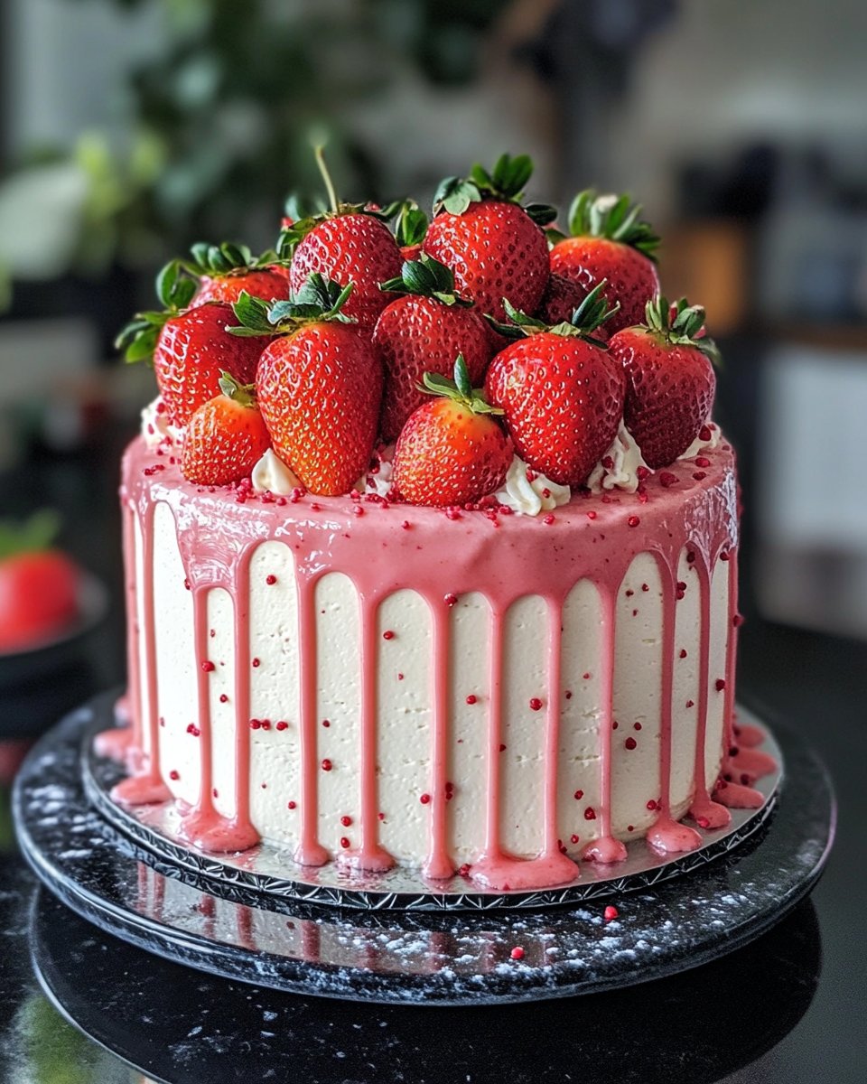 Easy Strawberry Cake