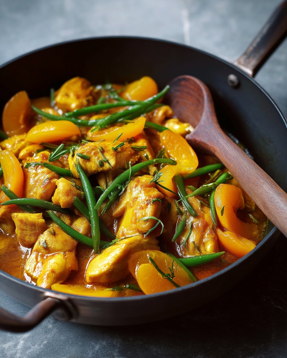 Chicken with Apricots and Ginger