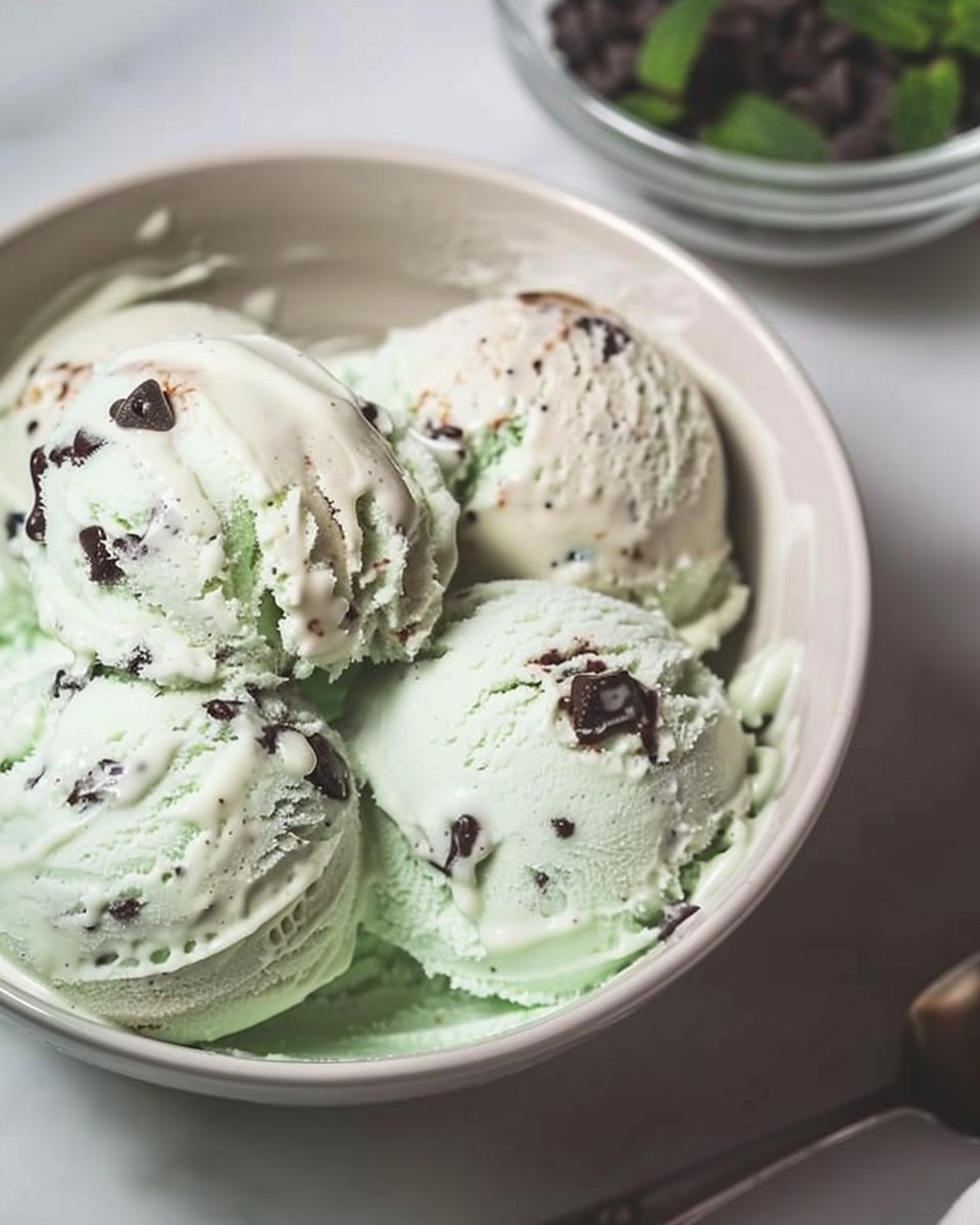 Ninja Creami Mint Chocolate Chip Protein Ice Cream