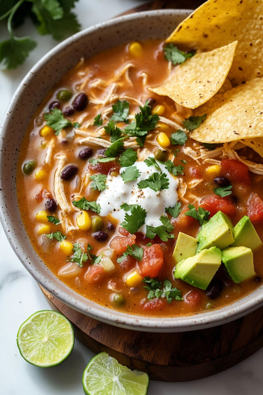 Easy Chicken Tortilla Soup