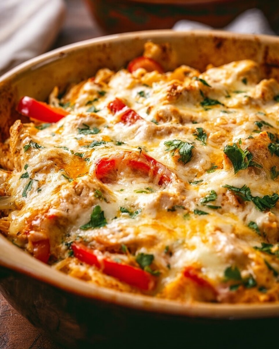 Chicken Fajita Casserole