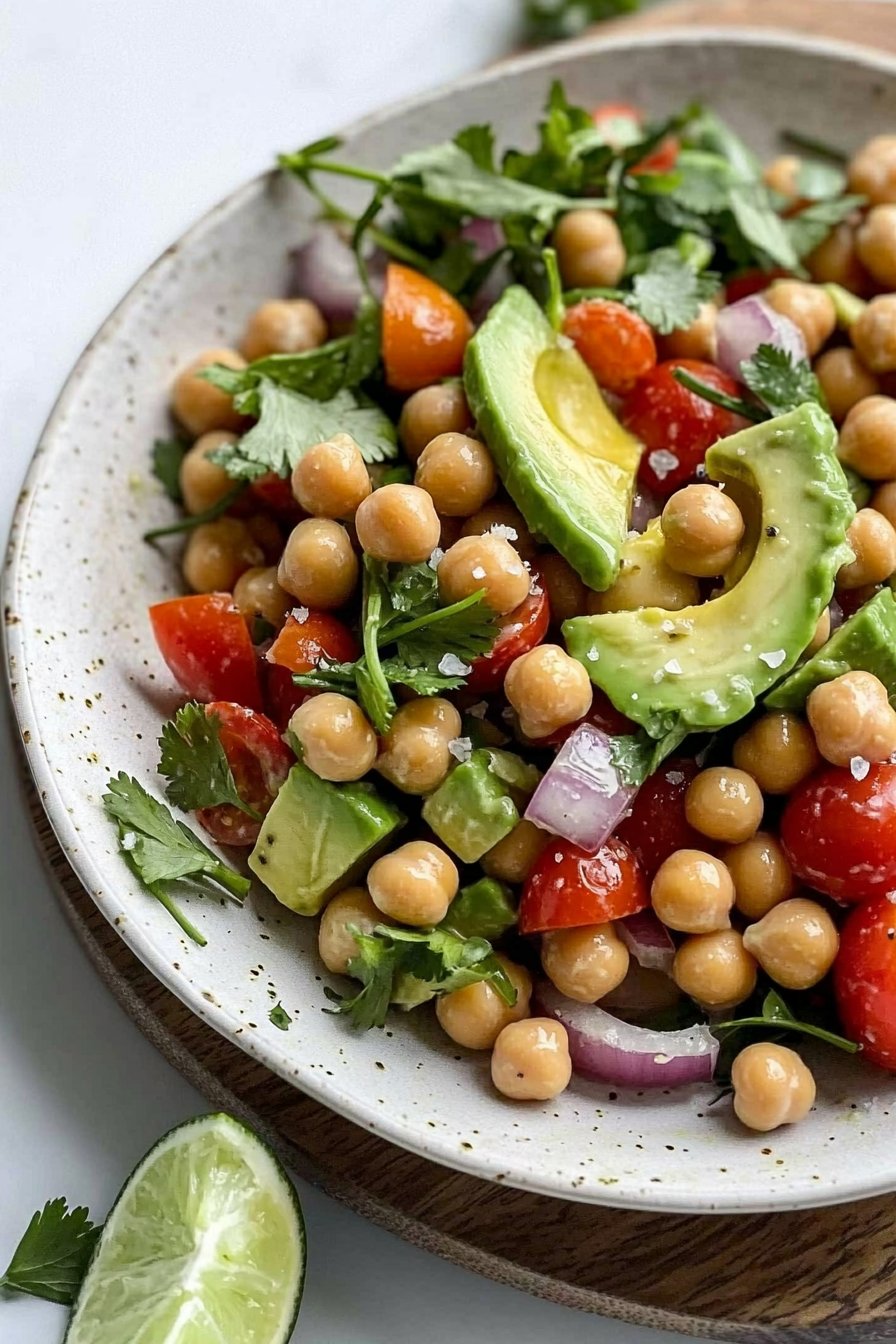 Chickpea Avocado Salad