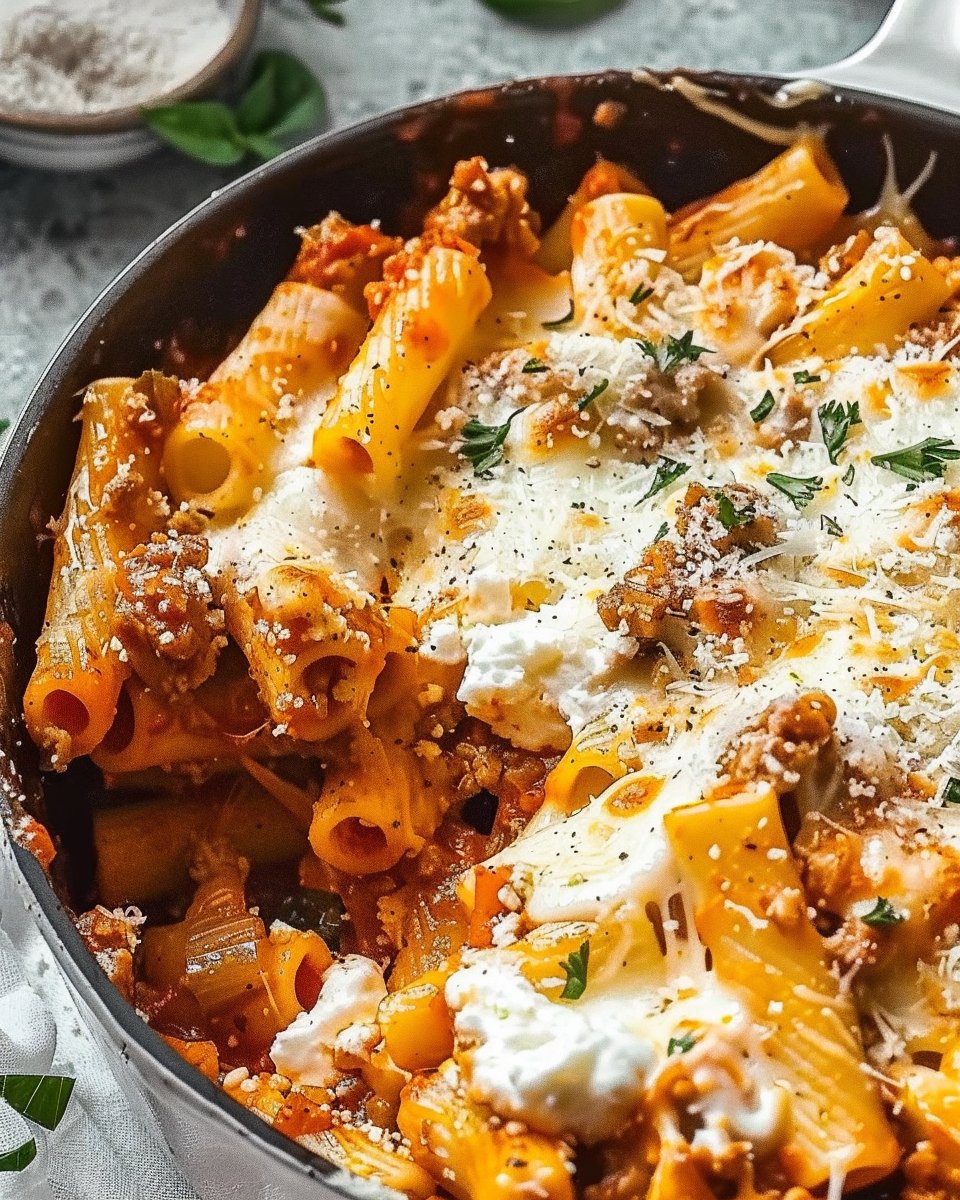 The Best Baked Ziti With Ricotta Ever