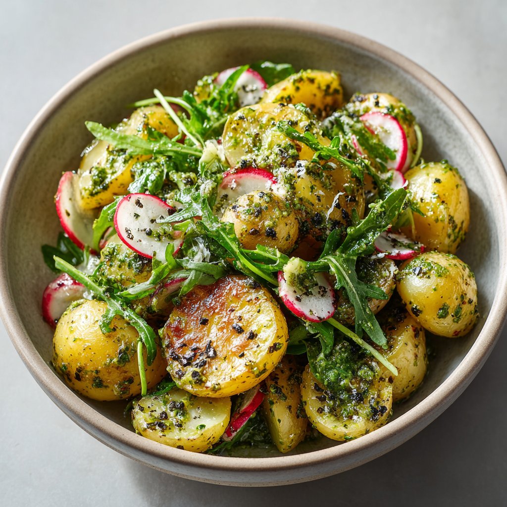 Arugula Pesto Potato Salad