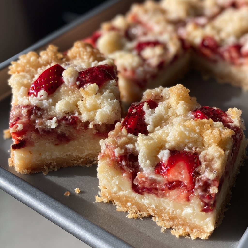 Strawberry Pie Bars
