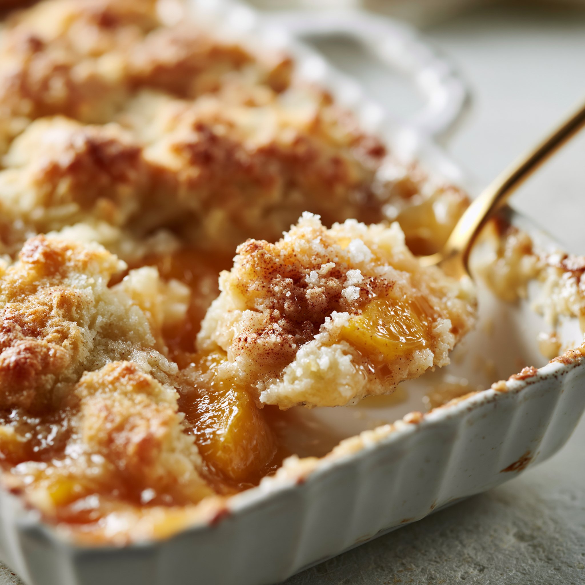 Sugar-Free Peach Cobbler