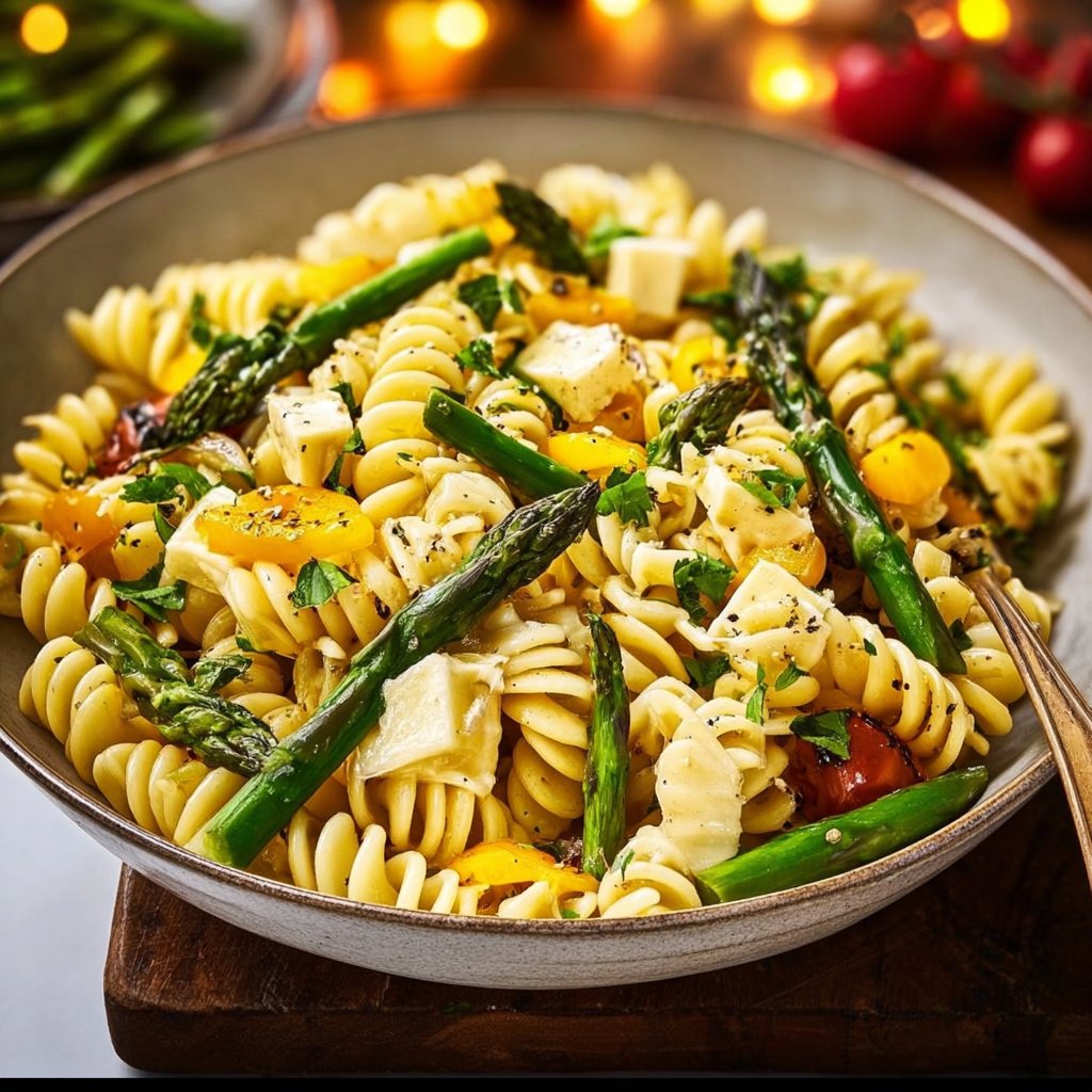Zesty Asparagus Pasta Salad