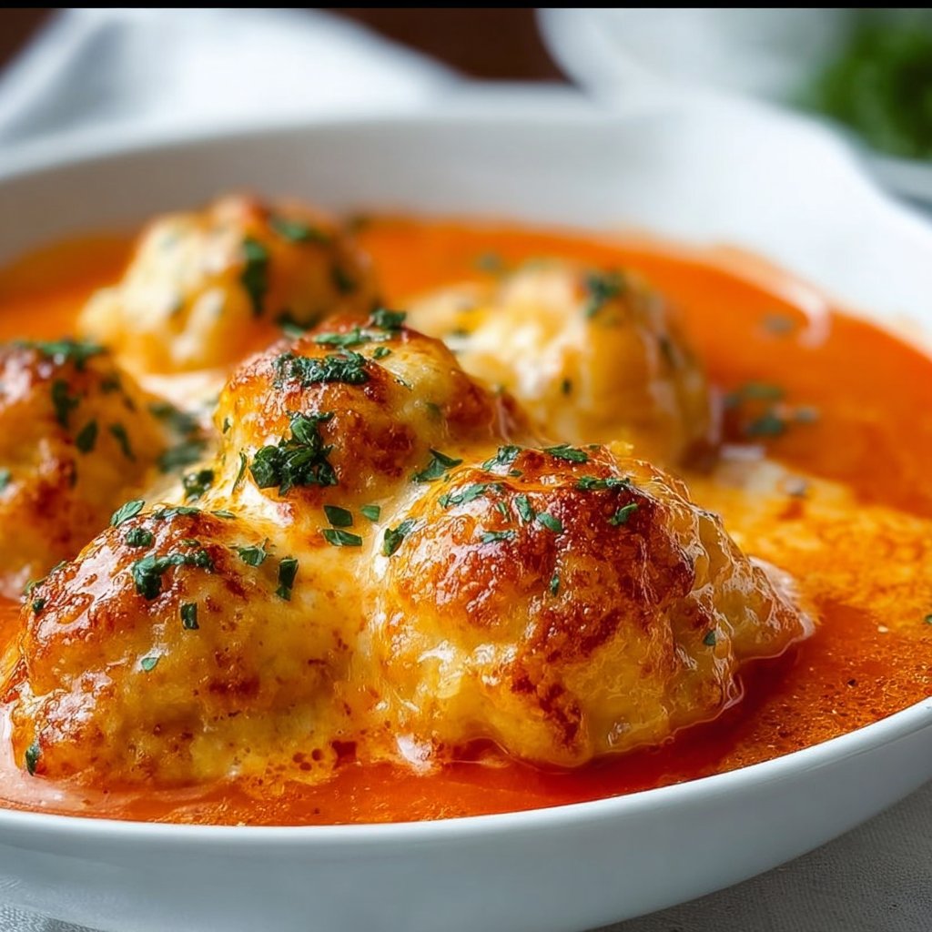 Best Tomato Soup with Cheddar Bay Dumplings