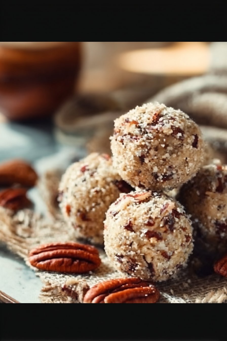 4-Ingredient Pecan Balls