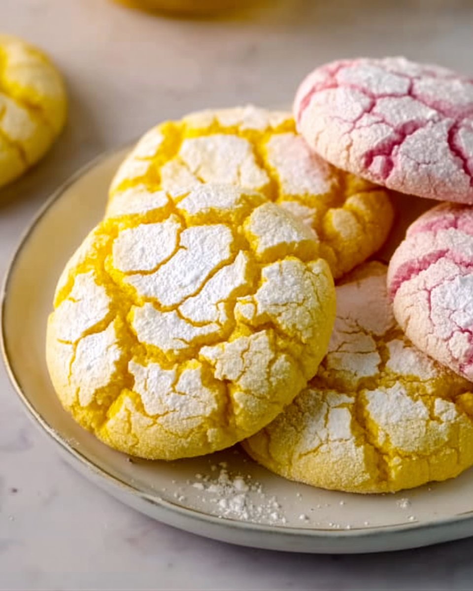Springtime Crinkle Cookies Recipe