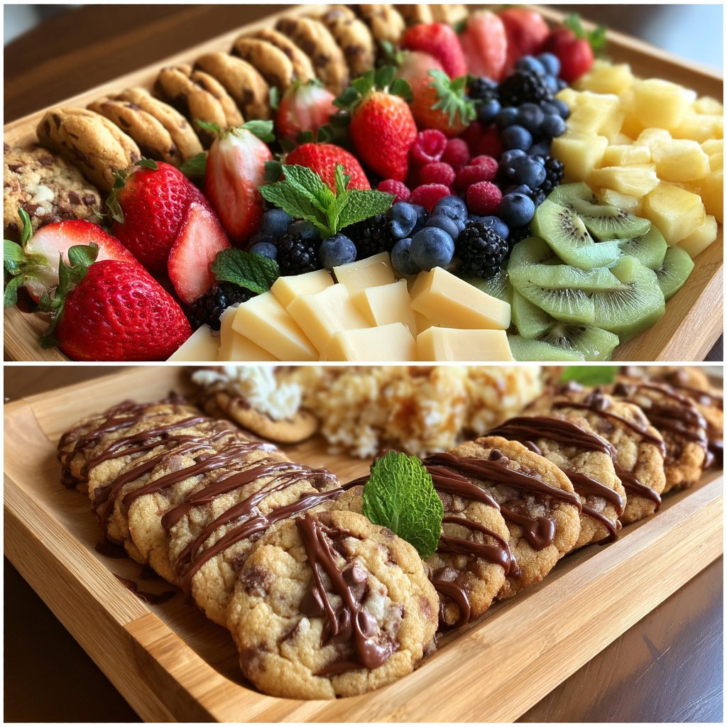 Mother’s Day Dessert Board with Cookies and Fruit 4 Mother’s Day Dessert Board with Cookies and Fruit