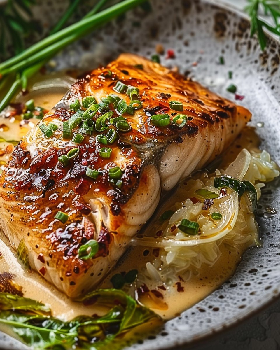 Sea Bass in Miso Coconut Sauce: A Luxurious Weeknight Dinner 2 Sea Bass in Miso Coconut Sauce: A Luxurious Weeknight Dinner