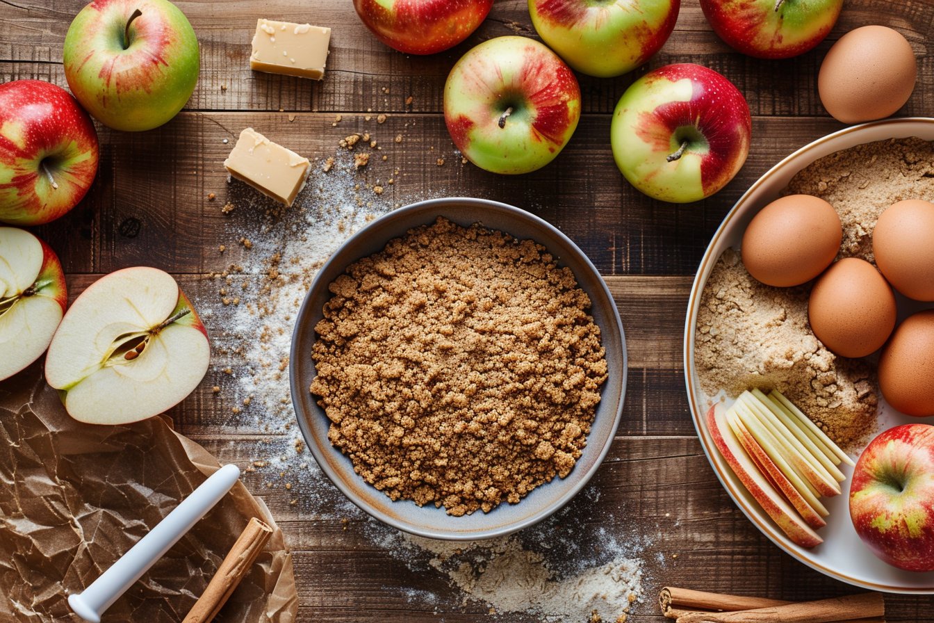 Apple Crisp Cheesecake
