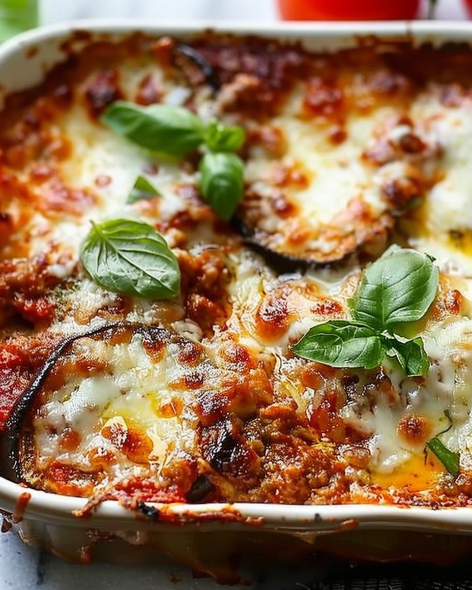 Eggplant Parmesan Bake with Ground Meat: Comfort Food Reinvented