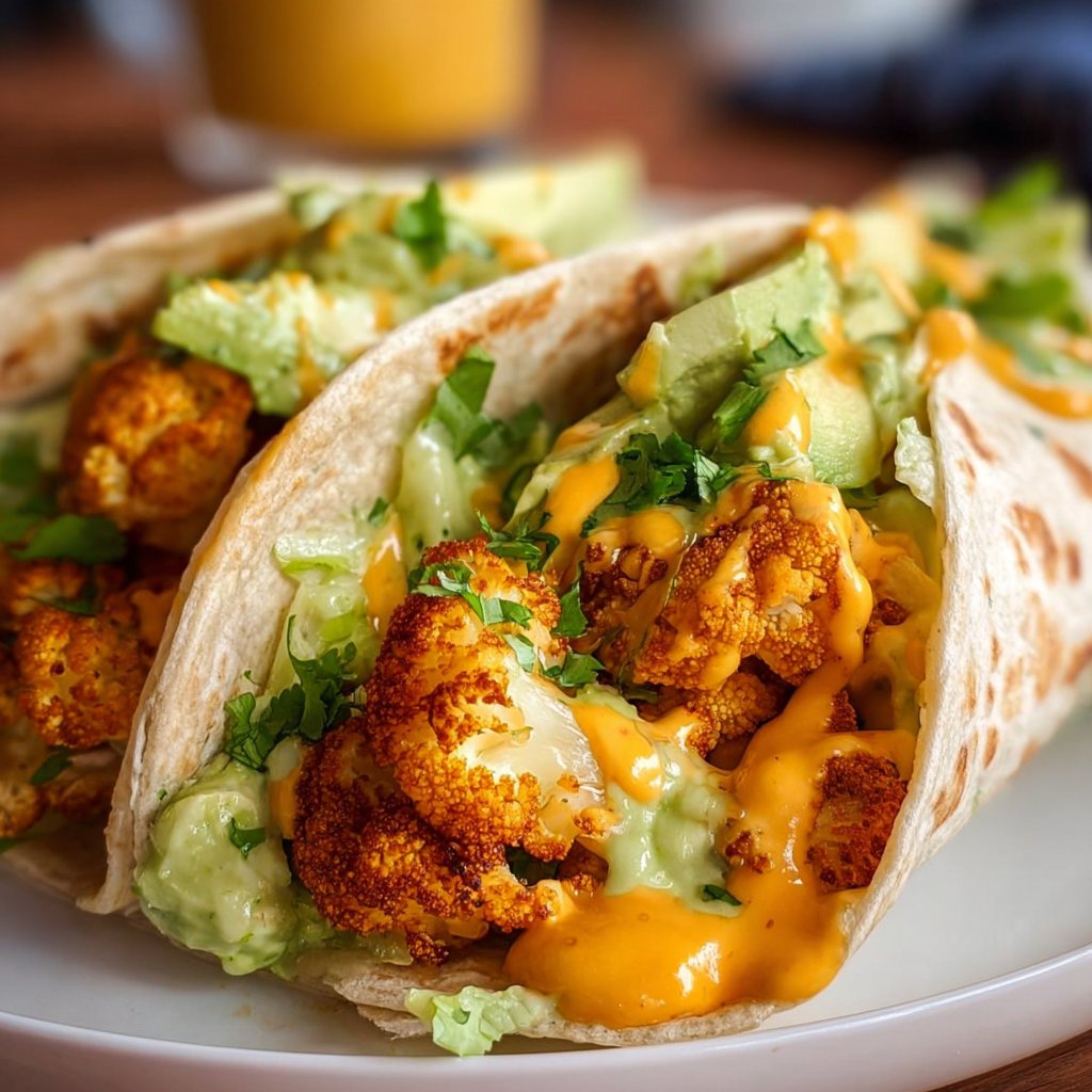 Buffalo Cauliflower Wrap