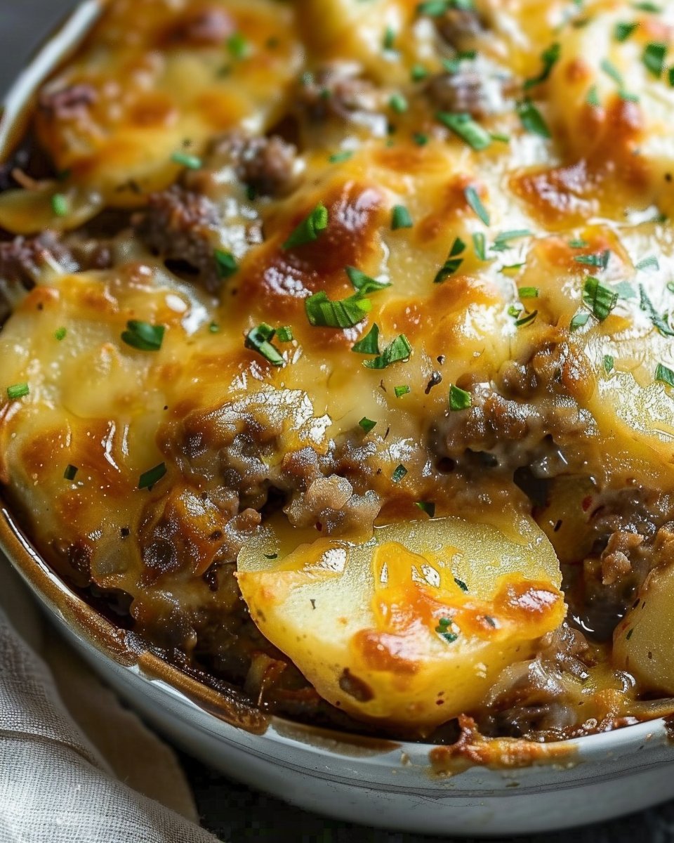 Crockpot Hamburger Potato Casserole