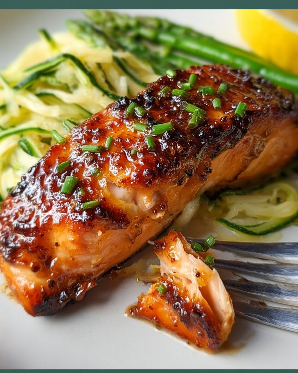 Easy Air Fryer Honey Mustard Salmon