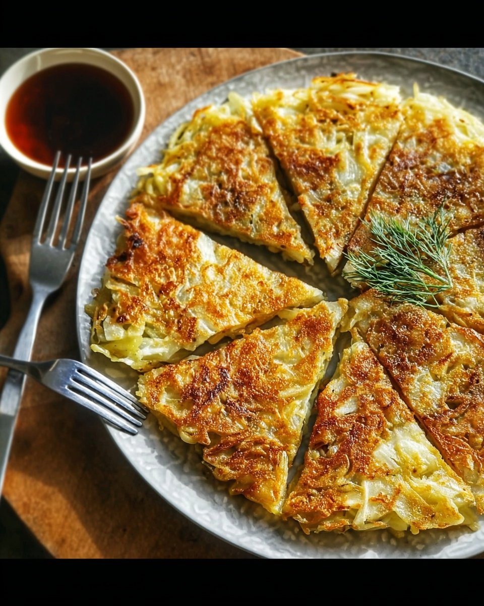 Crispy Cabbage Pancake