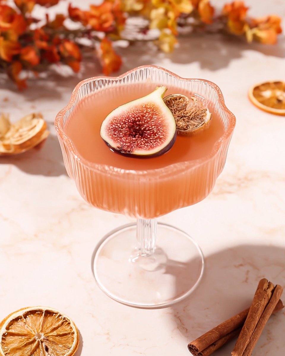 Fig Mocktails with Apple
