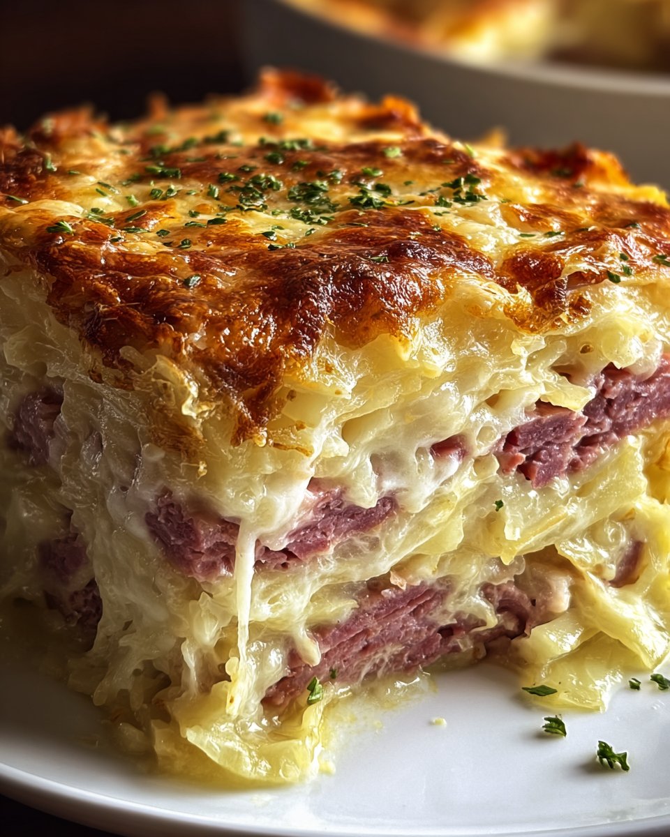 Corned Beef and Cabbage Casserole