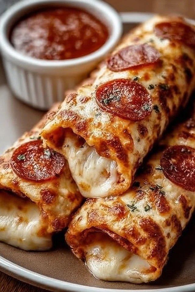 Savory Cheesy Pepperoni Pizza Roll Ups for Quick Snacks