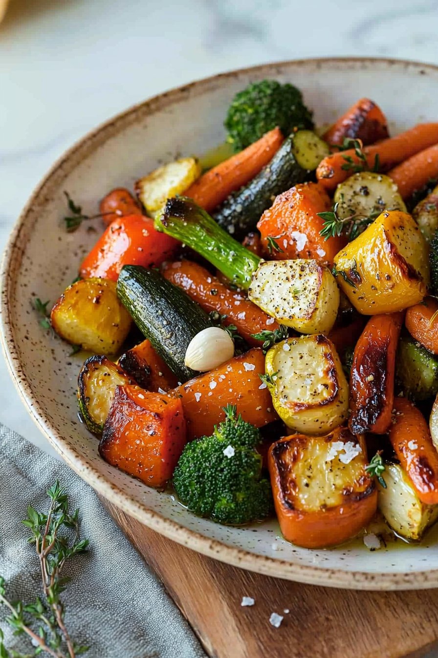 Roasted Vegetables with Garlic and Herbs