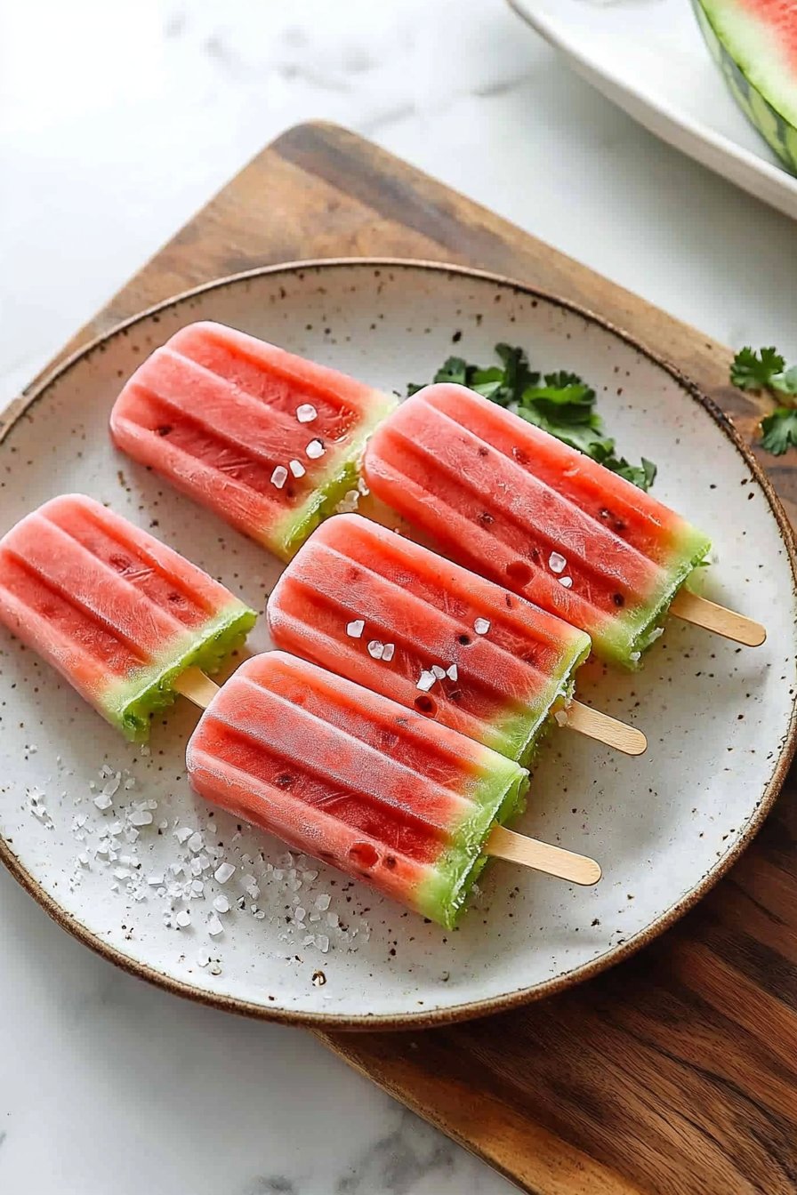 Watermelon Popsicles