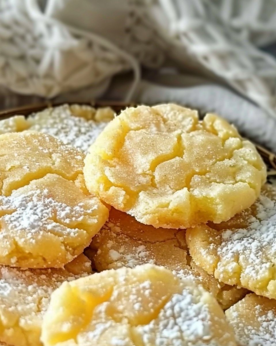 Best Ever Lemon Gooey Butter Cookies