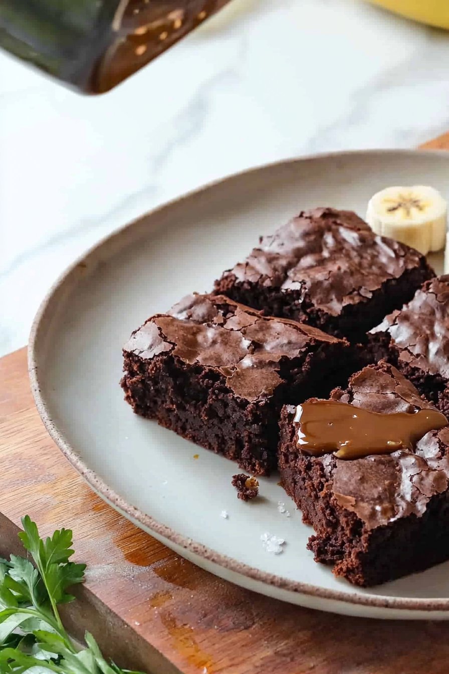Healthy Banana Brownies