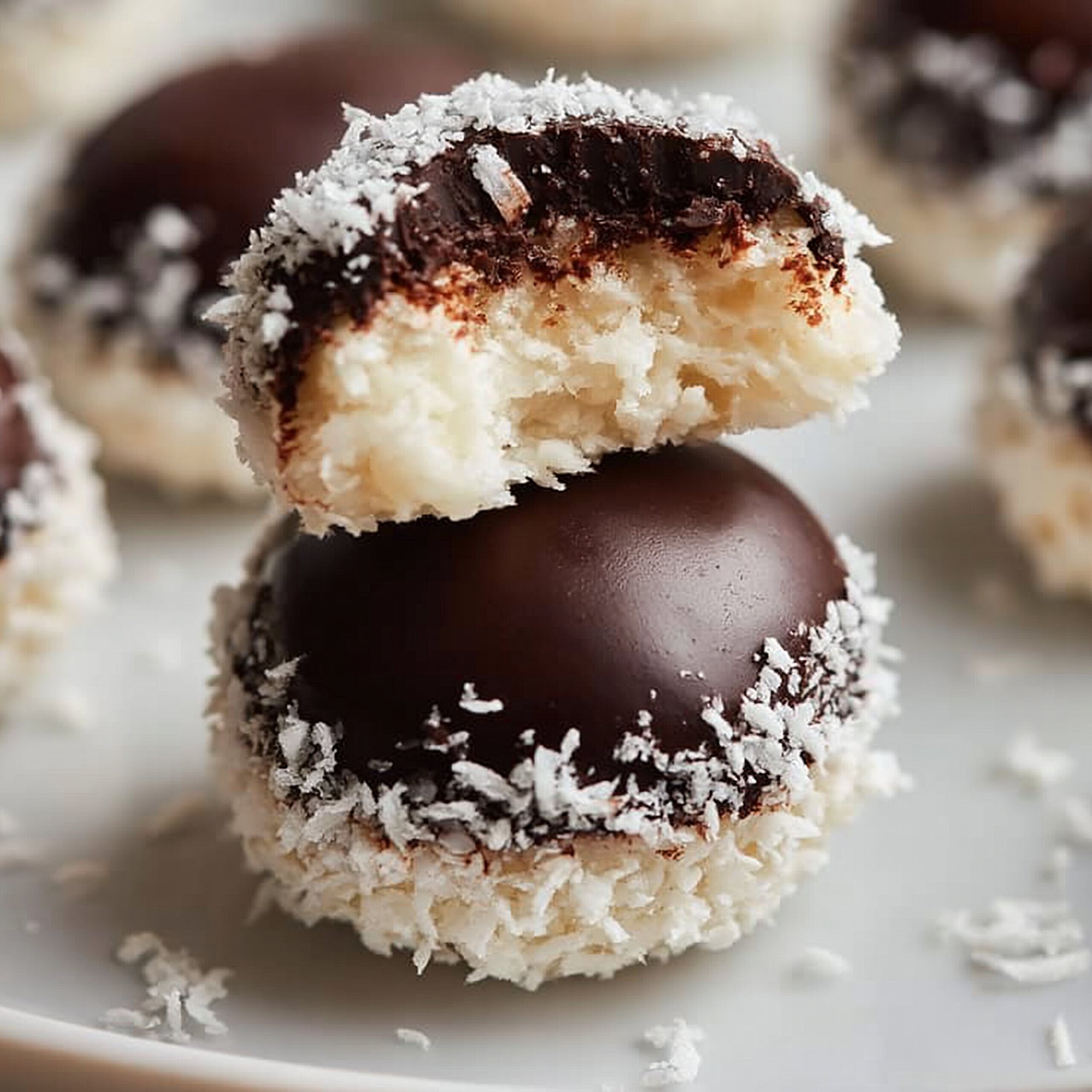 Healthy Chocolate Coconut Bites