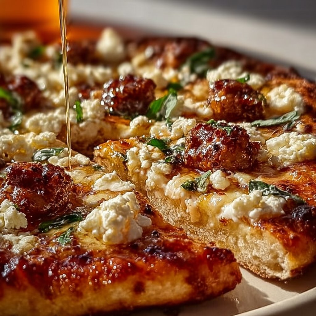 Hot Honey & Feta Pizza