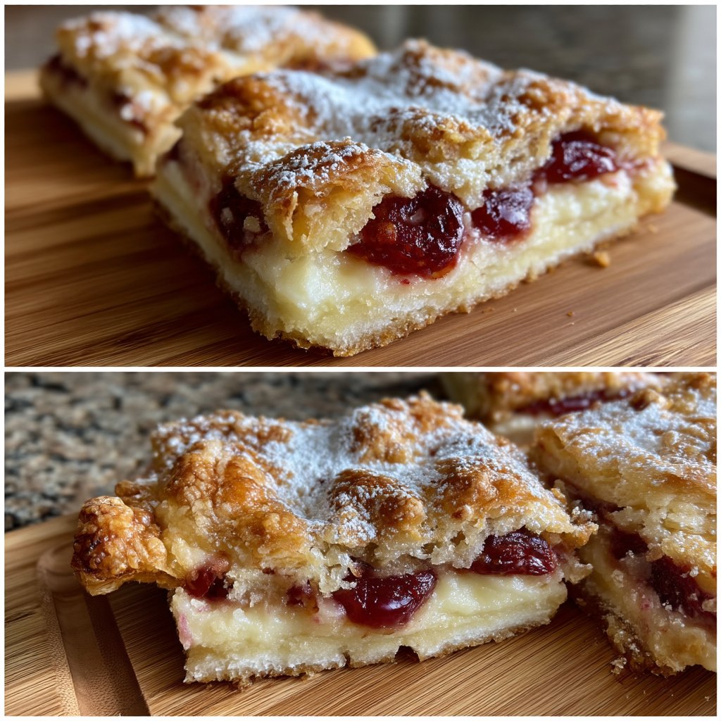 Cherry Cream Cheese Danish Bars 2 Cherry Cream Cheese Danish Bars