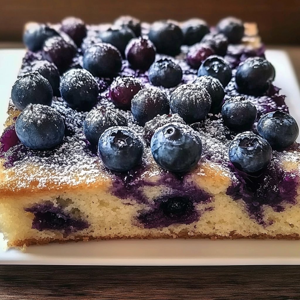 Blueberry Sheet Cake