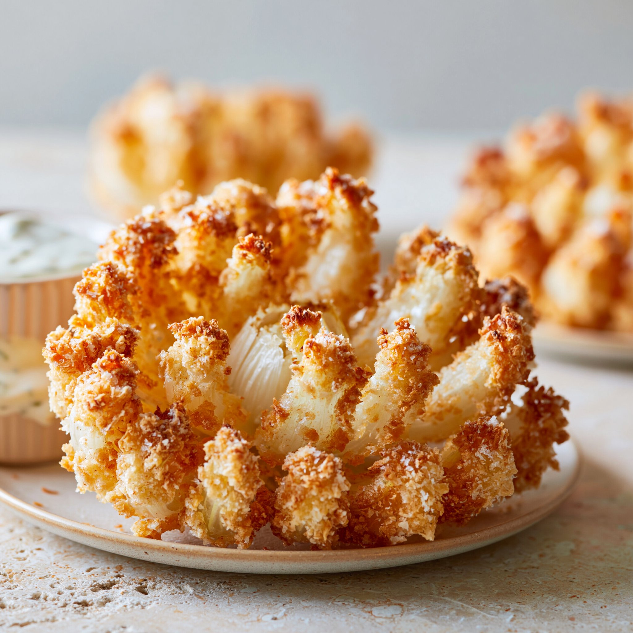 Air Fryer Crispy Mini Blooming Onions