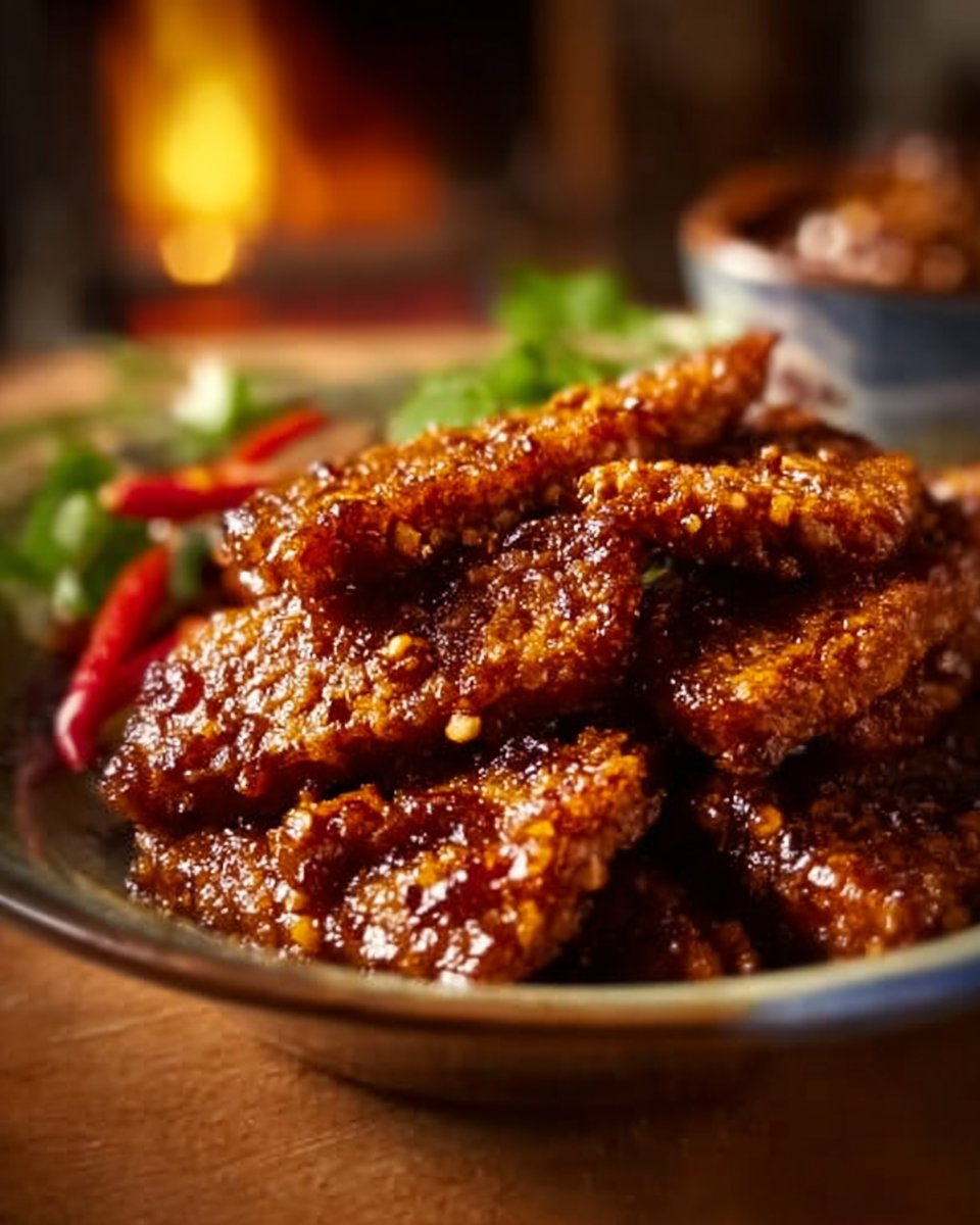 Sweet and Spicy Tempeh
