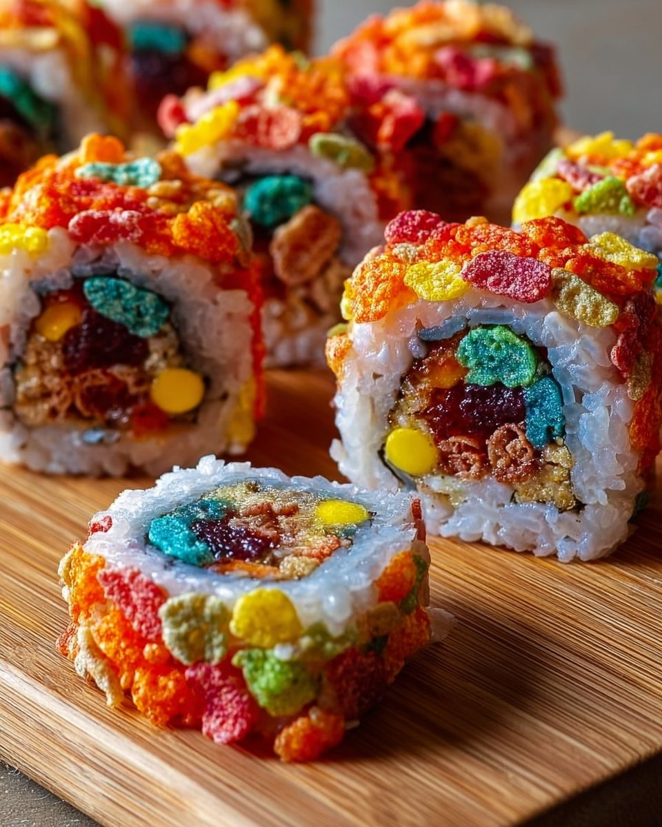 Fruity Pebbles Sushi