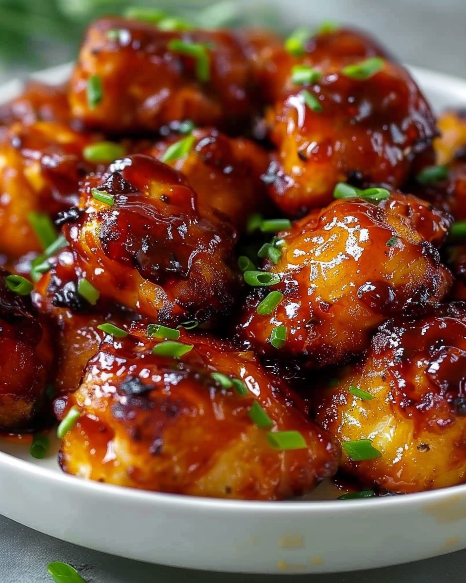 Sticky Honey BBQ Chicken Bites 2 Sticky Honey BBQ Chicken Bites