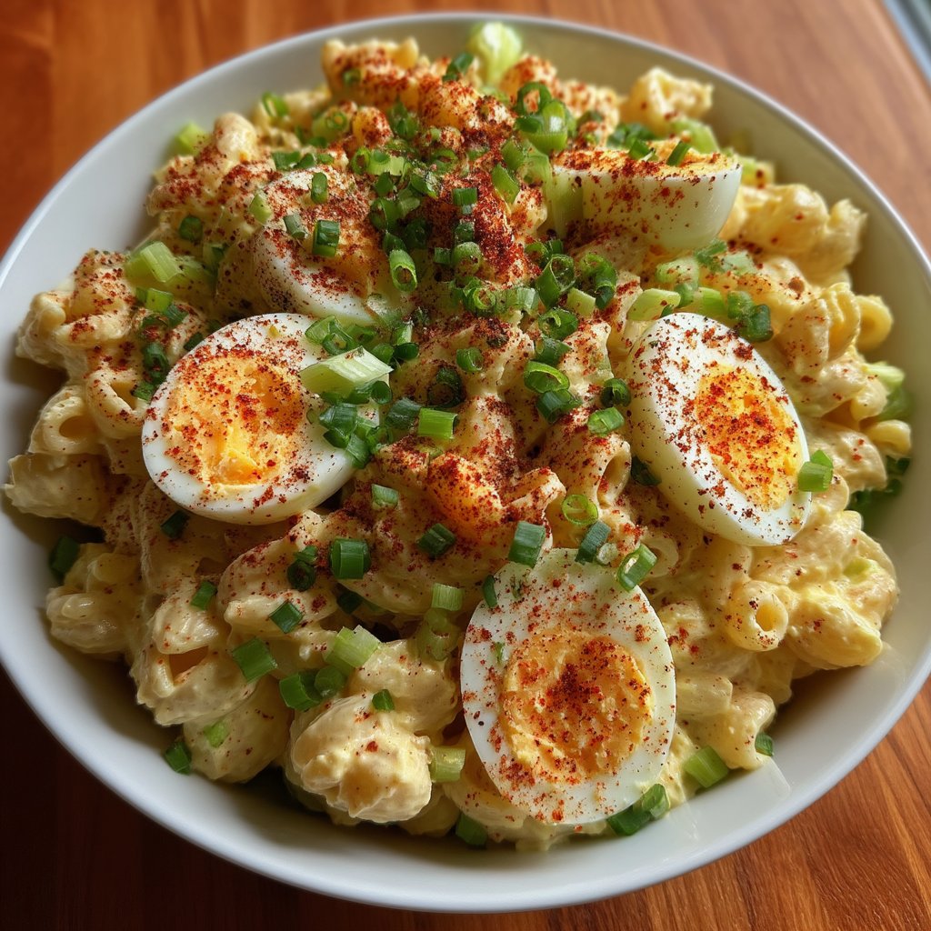 Deviled Egg Pasta Salad