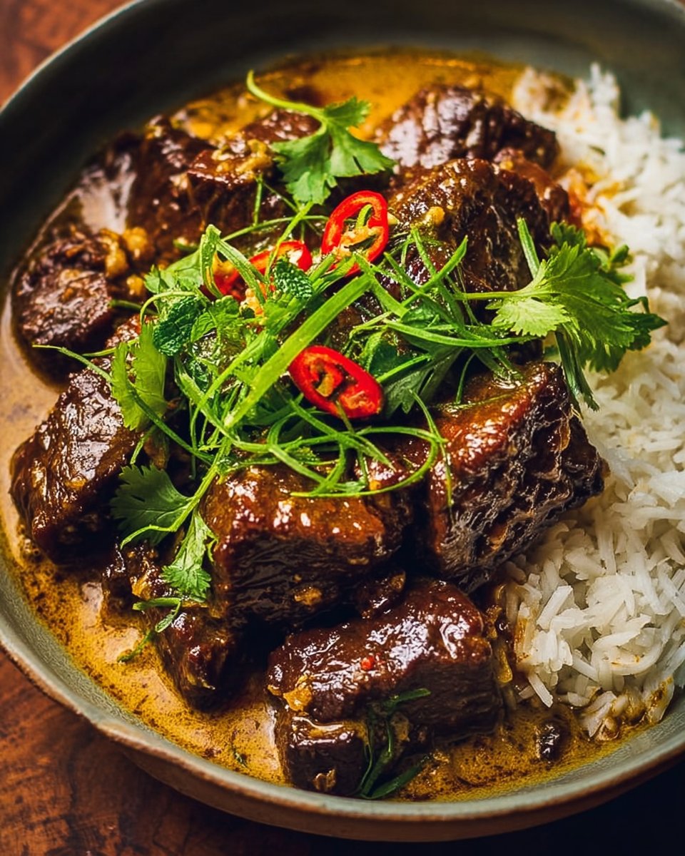 Aromatic Lemongrass Coconut Braised Beef