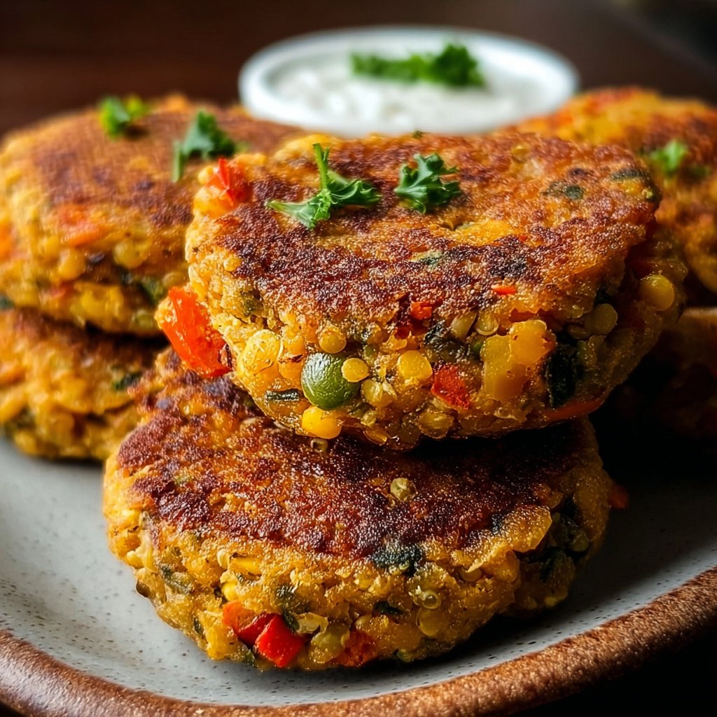 Easy Gluten-Free Chickpea Veggie Patties