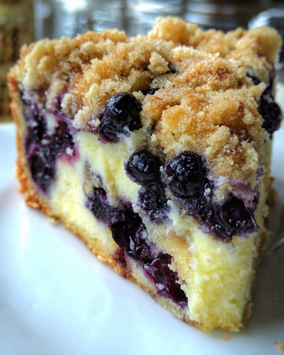 Blueberry Cream Cheese Coffee Cake